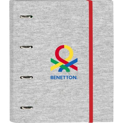 Ringbuch Benetton Pop Grau (27 x 32 x 3.5 cm)