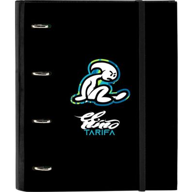 Ringbuch El Niño Green bali Schwarz (27 x 32 x 3.5 cm)