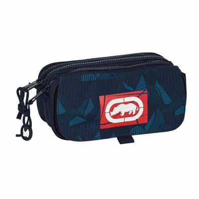 Dreifaches Mehrzweck-Etui Eck? Unltd. Peaks Marineblau (21,5 x 10 x 8 cm)