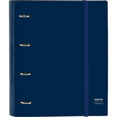Ringbuch Safta Marino Marineblau (27 x 32 x 3.5 cm)