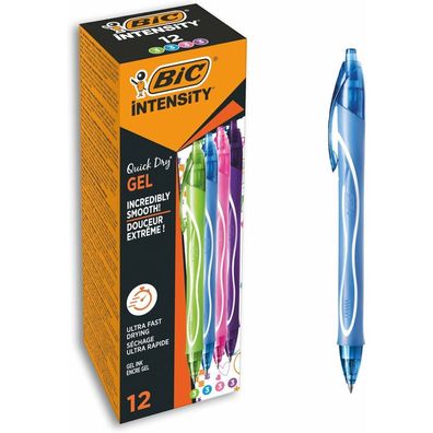 Gel-Stift Bic Gel-Ocity Quick Dry 4 Colours 12 Stück