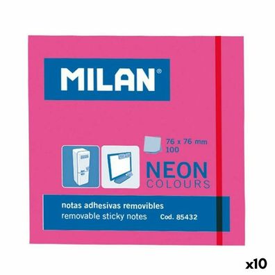 Haftnotizen Milan 76 x 76 mm Rosa 10 Stück