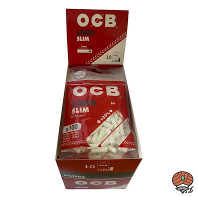 OCB Long Slim Filter 10 Beutel à 100 Stück 6mm
