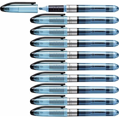 Textmarker Stabilo Navigator Blau 10 Stück