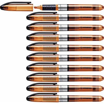 Textmarker Stabilo Navigator Orange 10 Stück