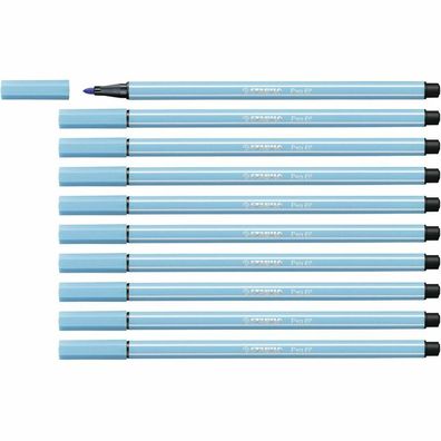 Filzstifte Stabilo Pen 68 Celeste 10 Stück