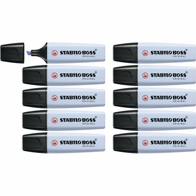 Textmarker Stabilo Boss Hellblau 10 Stück