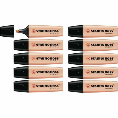 Textmarker Stabilo Boss Pfirsich (10)