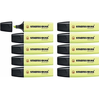 Textmarker Stabilo Boss Zitronengrün (10)