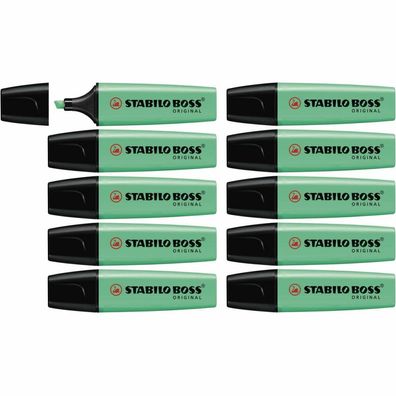 Textmarker Stabilo Boss türkis 10 Stück
