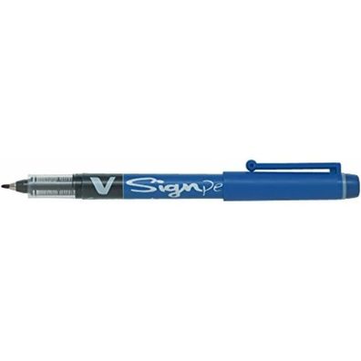 Flüssigtintenstift Pilot V Sign Pen Blau 0,6 mm (12 Stück)