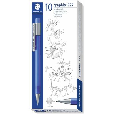 Druckbleistift Staedtler Graphite 777 Blau 0,5 mm (10 Stück)