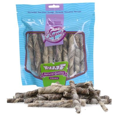 Braaaf Salmon Roll sticks 12cm - 175 gram