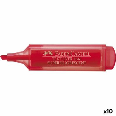 Textmarker Faber-Castell Textliner 46 Rot 10 Stück