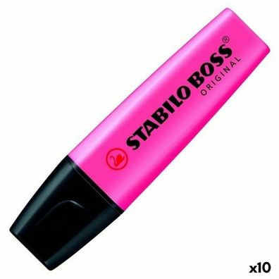 Textmarker Stabilo Boss Rosa 10 Stück