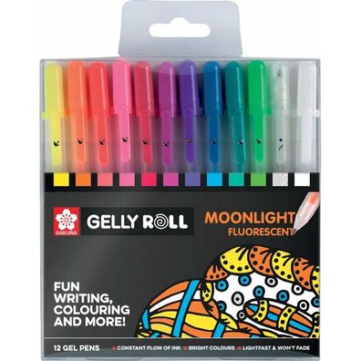 Kugelschreiber-Set Talens Sakura Gelly Roll Moonlight 12 Stücke