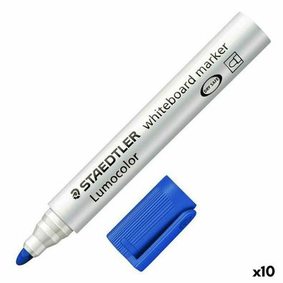 Filzstifte Staedtler Weißes Brett Blau (10 Stück)