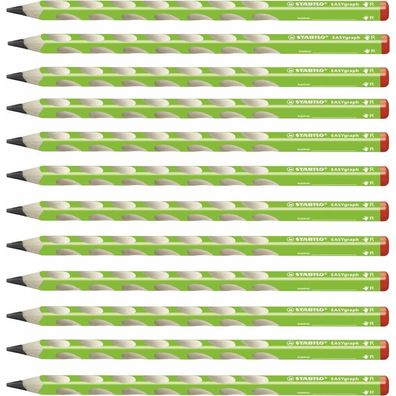 Bleistift Stabilo Easygraph Holz grün (12 Stück)
