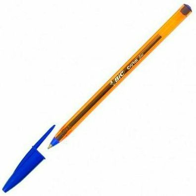 Stift Bic Cristal Fine Blau 0,3 mm (50 Stück)