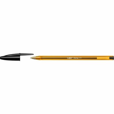 Stift Bic Cristal Fine Schwarz 0,3 mm (50 Stück)