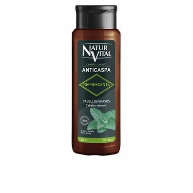 Naturvital Champú Anticaspa Refrescante Cabello Graso 300ml