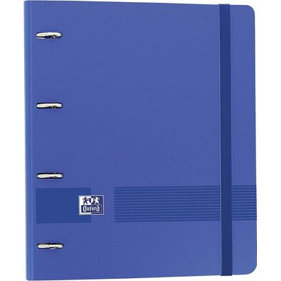 Ringbuch Oxford Europeanbinder Polyfoam Marineblau A4