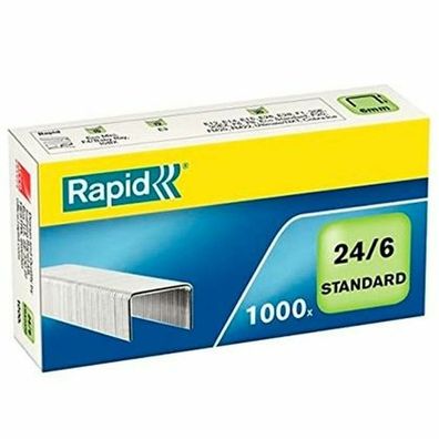 Heftklammern Rapid 1000 Stücke 24/6 (20 Stück)
