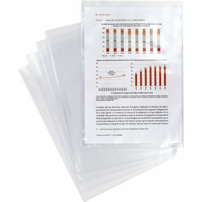 Hülle Grafoplas Durchsichtig 100 Stück Din A4