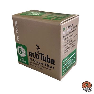 ActiTube Aktivkohlefilter Extra Slim, 6 mm à 50 Stück