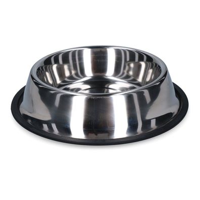 Robuster Futter- oder Trinknapf aus Edelstahl 450ml Ø 19cm