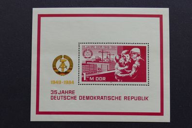 DDR MiNr. 2896 Block 78 postfrisch** (AK 801)