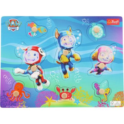 TREFL Holzpuzzle Tlapková patrola: Unterwasser