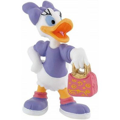 Bullyland 15343 - Spielfigur Walt Disney Daisy Duck mit Tasche