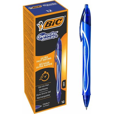 Gel-Stift Bic Gel-Ocity Blau 0,3 mm (12 Stück)