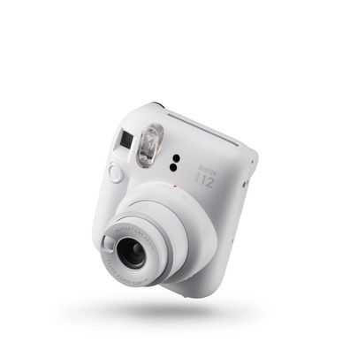 Fuji - Instax Mini 12 Sofortbildkamera - Clay White