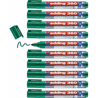 Whiteboard-Marker Edding 360 grün (10 Stück)