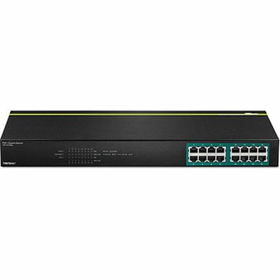 TRENDnet Switch 16 Port Gbit L2 PoE+ 250W Metall