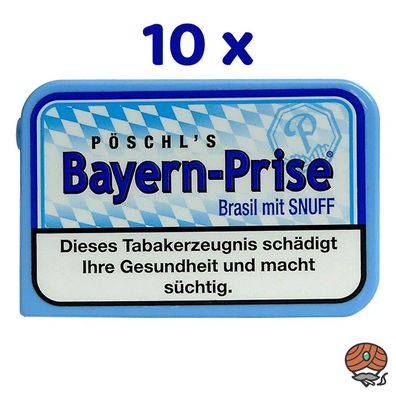 Pöschl´s Bayern Prise Schnupftabak Dose 10x 10g