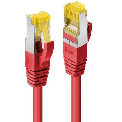 LINDY Patchkabel Cat6A S/FTP LSOH Cat7 Rohkabel rot 3.00m