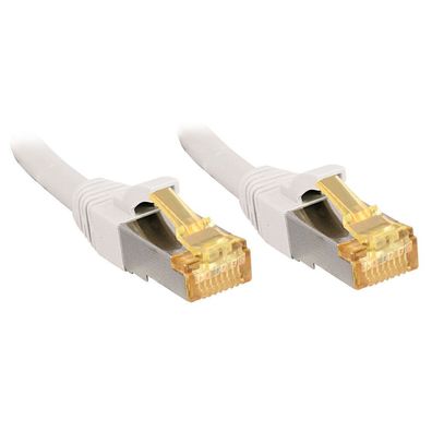 LINDY Patchkabel Cat6A S/FTP LSOH Cat7 Rohkabel weiß 1.00m