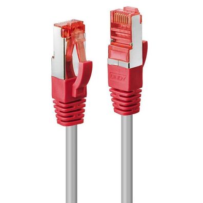 LINDY Patchkabel Cat6 CrossOver S/FTP grau/rot 2.00m