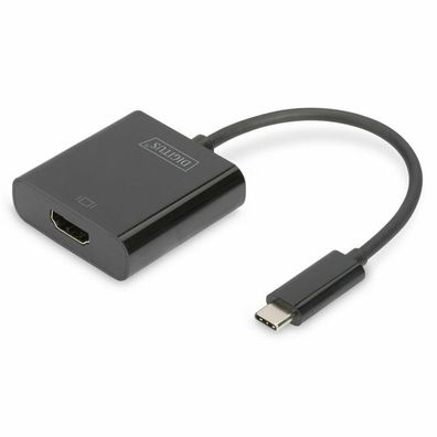 Digitus Adapter USB3.0/C -> HDMI 4K 19.5cm schwarz