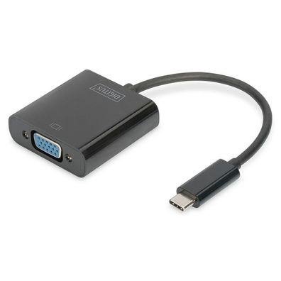 Digitus Adapter USB3.0/C -> VGA 19.5cm schwarz