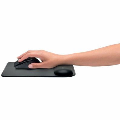 ErgoSoft Mauspad mit Handgelenkauflage (schwarz)