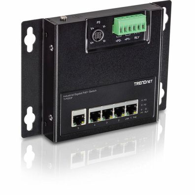 TRENDnet Industrie Switch 5 Port Gbit Unman. PoE+ FA Metal