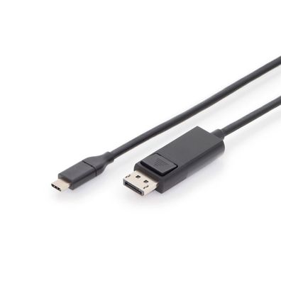 Digitus USB Type-C Gen 2->DP 2,0m schwarz