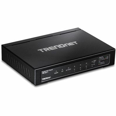 TRENDnet Switch 6 Port Gbit PoE+ 65W Metall