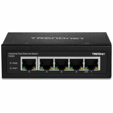 TRENDnet Industrie Switch 5 Port Fast Ethernet L2 DIN-Rail