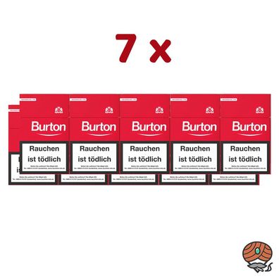 7 Stangen Burton Original Filter Zigarillos (17 Stück / Schachtel)