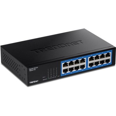TRENDnet Switch 16 Port Gbit Desktop Switch / / metal